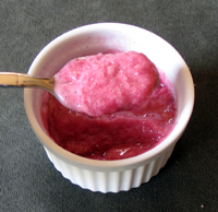 Sorbet de Vino Rioja - Rioja Wine Sorbet  (c) 2008 Lisa Sierra Licensed to About.com